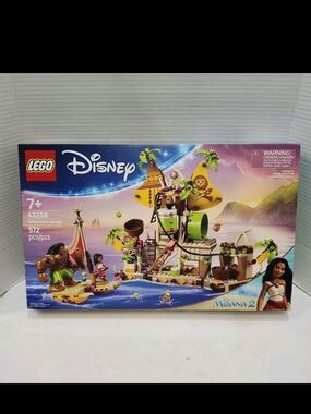 LEGO Disney Moana 2 Kakamora Barge 43258 Building Kit (572 Pieces) The Rock Maui